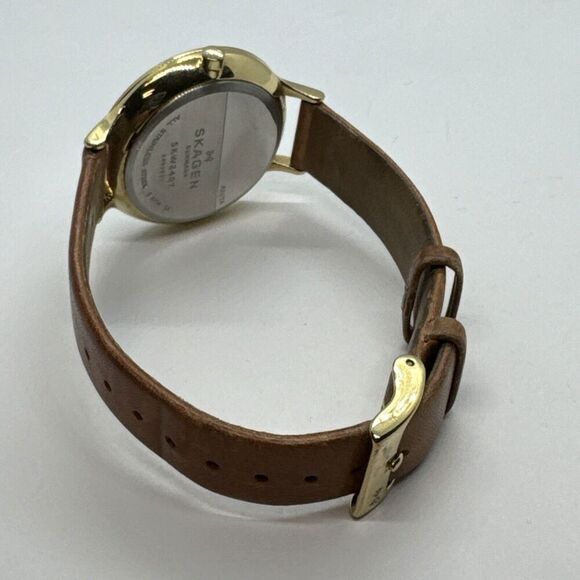 Skagen Anita SKW2407 Women\'s Brown Leather Analog Dial Quartz Watch JNA556 main image 7